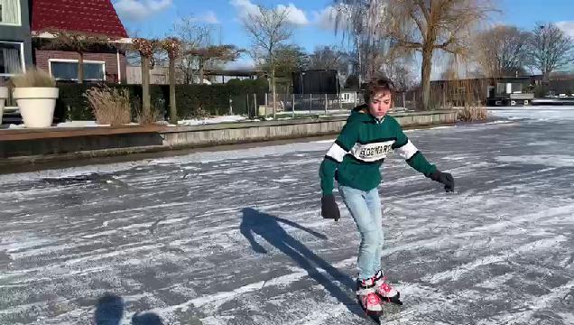 Trainingsrondje op de Stripe